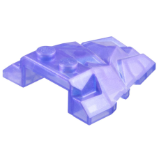 LEGO 64867 Satin Trans Purple Wedge 4 x 4 Fractured Polygon Top, 28625, 29383 (losse stenen 8-1)